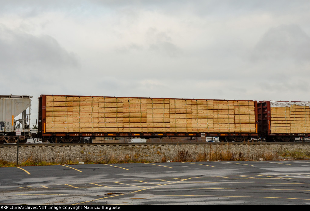 NS Centerbeam Flat Car